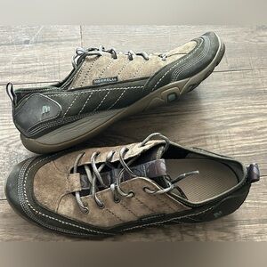 MERRELL Mimosa womens size 10.5 leather black lace up shoes